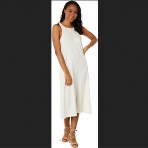 Madewell Chrissy Midi Knit Tank Dress 100% Cotton White - Size Medium